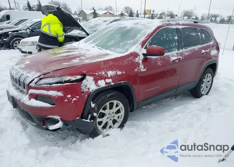 2017 Jeep Cherokee Latitude 4X4 из США, поврежденный, VIN 1C4PJMCB8HD218403